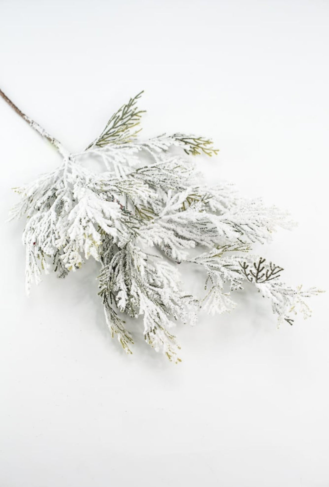 Winter cedar pine spray with snow - Greenery Marketgreenery85336SP24