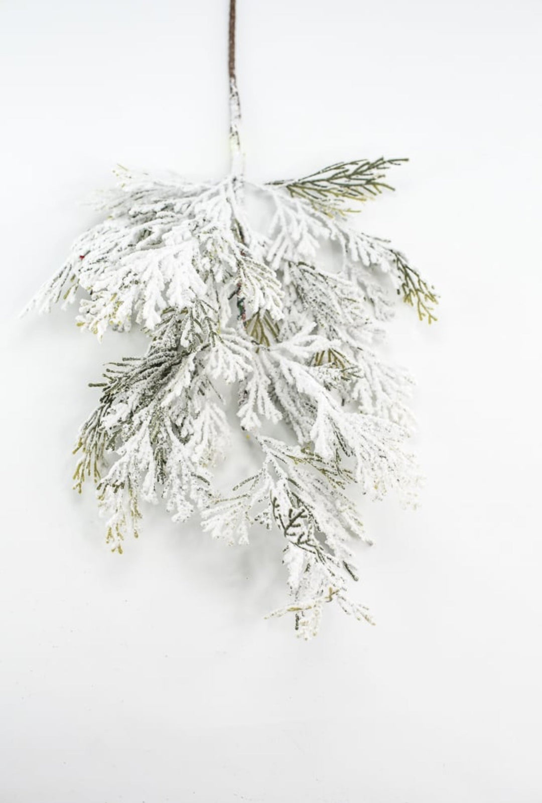 Winter cedar pine spray with snow - Greenery Marketgreenery85336SP24
