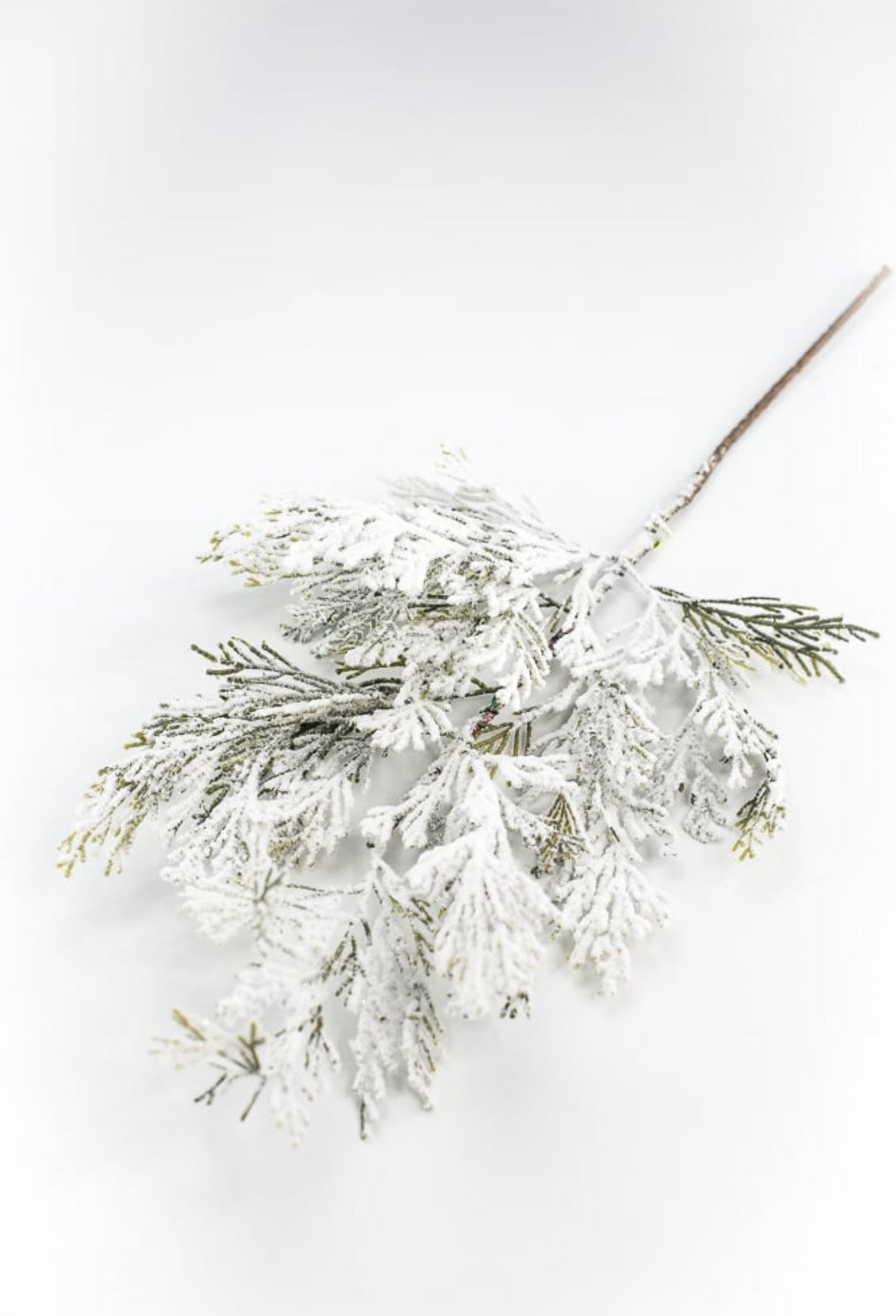 Winter cedar pine spray with snow - Greenery Marketgreenery85336SP24