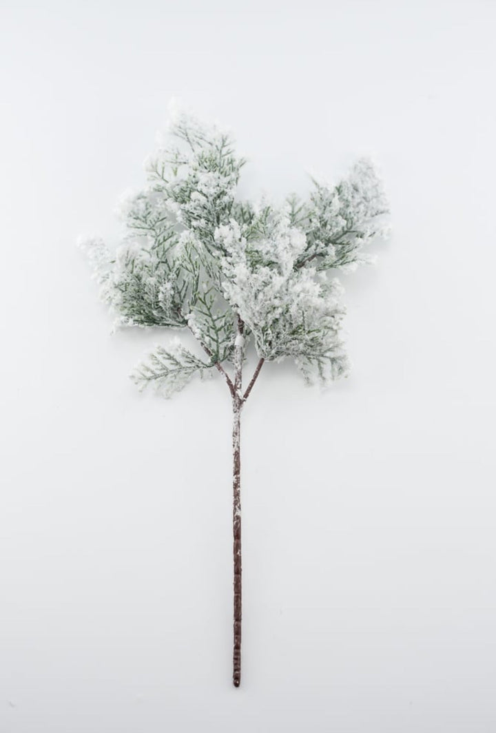 Winter cedar spray with snow - Greenery MarketX1761 - W