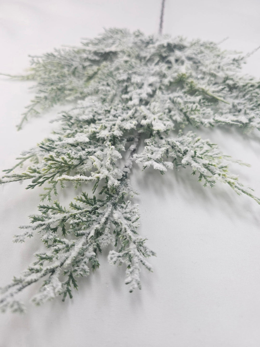 Winter cedar spray with snow - Greenery MarketXS701 - GW