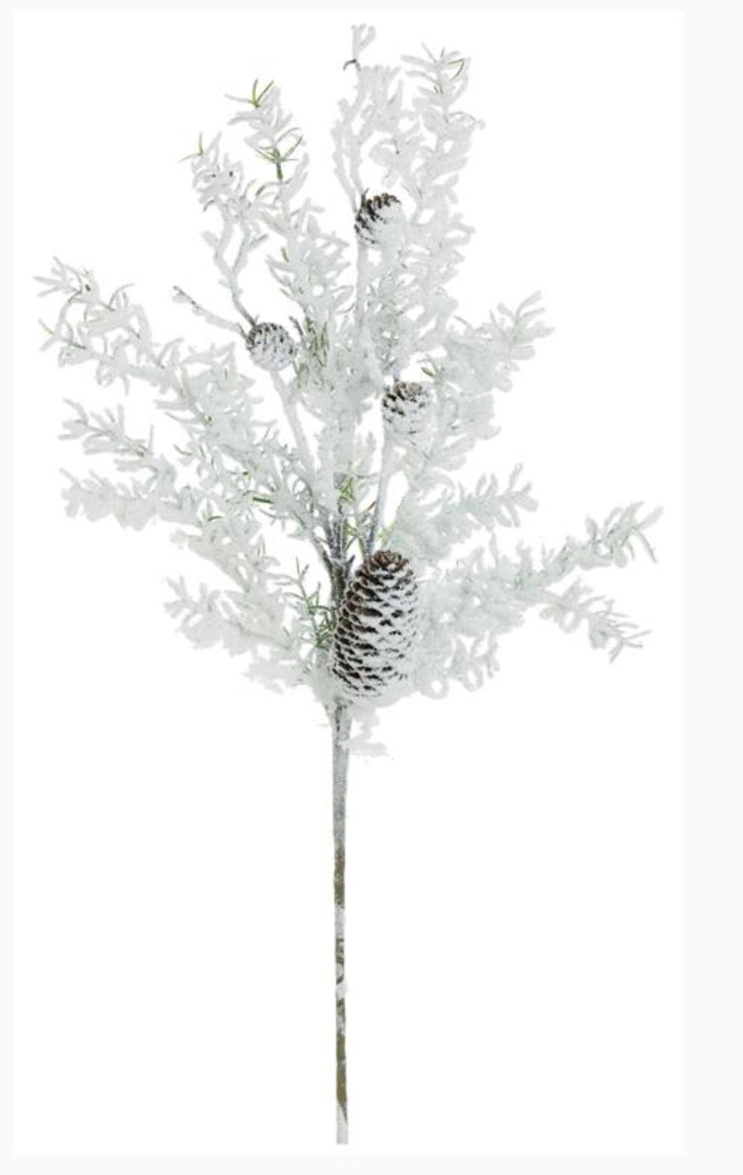 Winter pine spray with snow and cones - Greenery MarketX1873/M - W