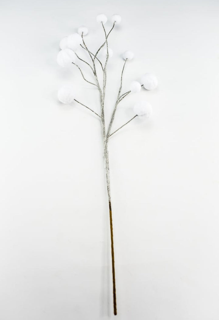 Winter Snow ball spray - white - Greenery MarketPicks63723