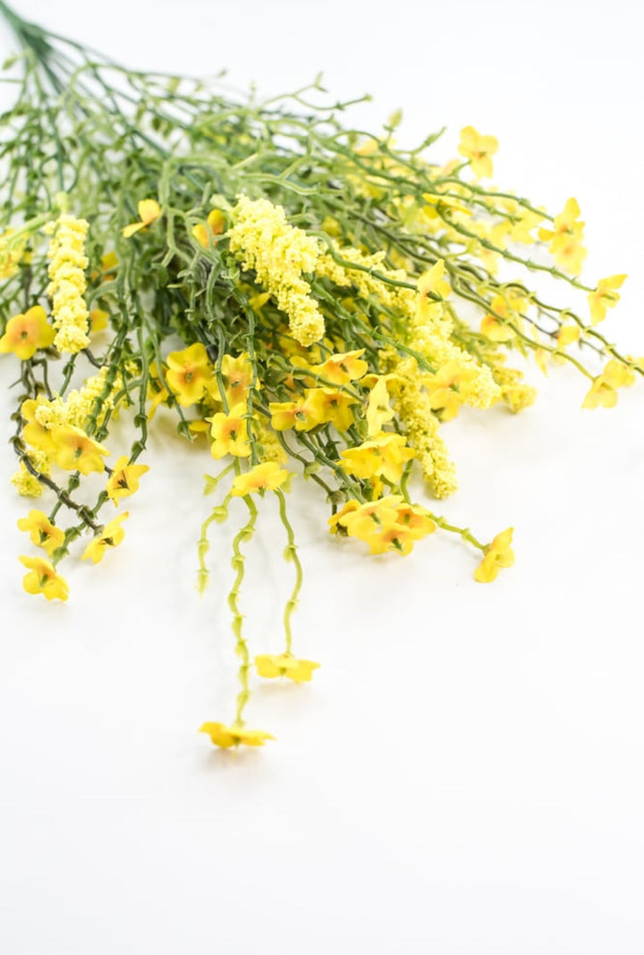 Yellow Babies Breath Filler Bush - Greenery Marketartificial flowers30356yw