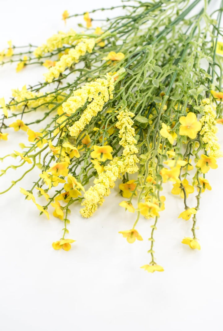 Yellow Babies Breath Filler Bush - Greenery Marketartificial flowers30356yw