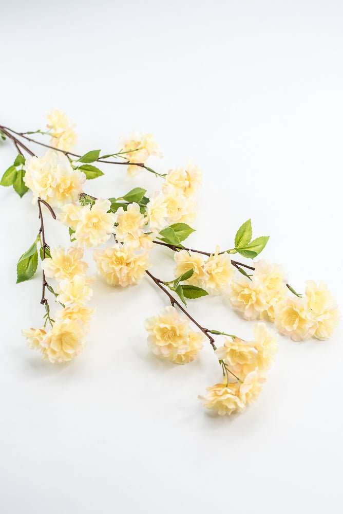 Yellow, Cherry Blossom Spray - Greenery Market220145