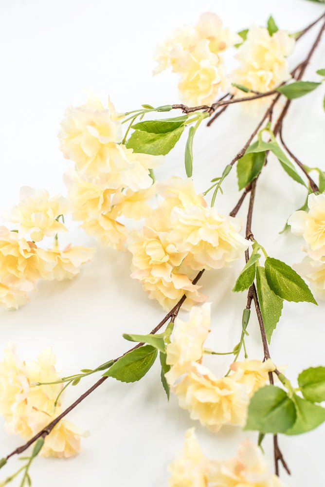 Yellow, Cherry Blossom Spray - Greenery Market220145