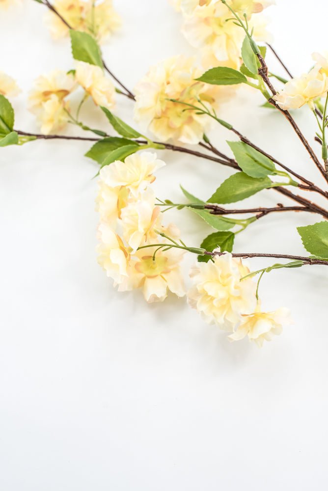 Yellow, Cherry Blossom Spray - Greenery Market220145