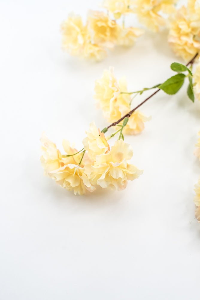 Yellow, Cherry Blossom Spray - Greenery Market220145