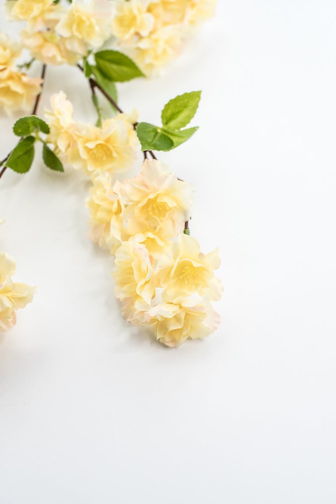 Yellow, Cherry Blossom Spray - Greenery Market220145