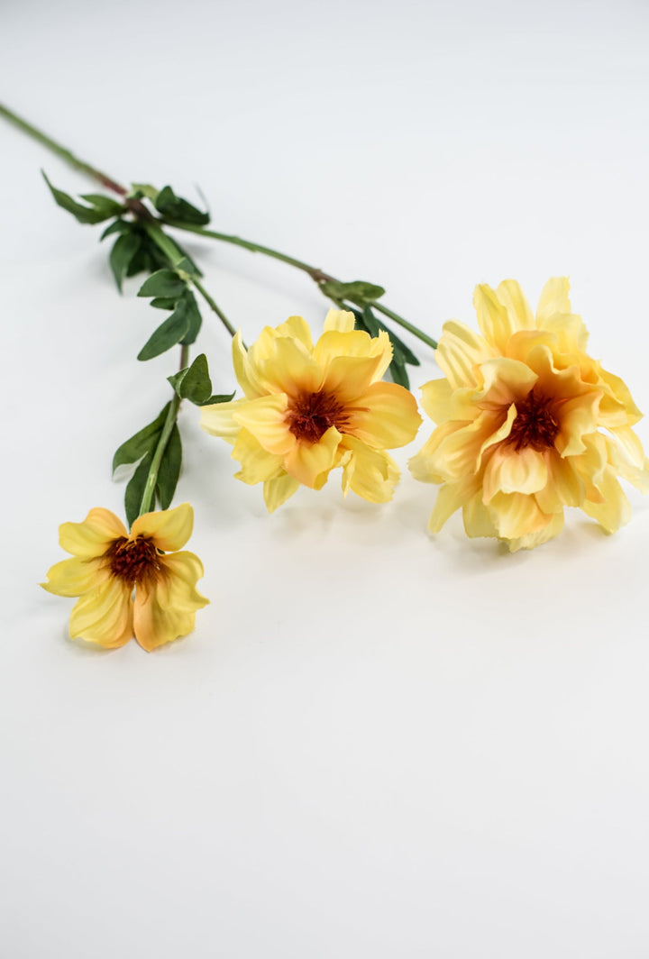 Yellow cosmos spray - Greenery Marketartificial flowersMTF24185 YELL