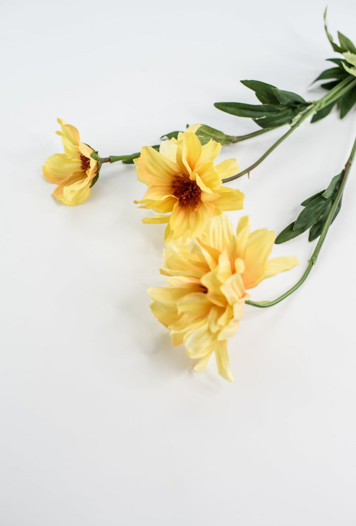 Yellow cosmos spray - Greenery Marketartificial flowersMTF24185 YELL