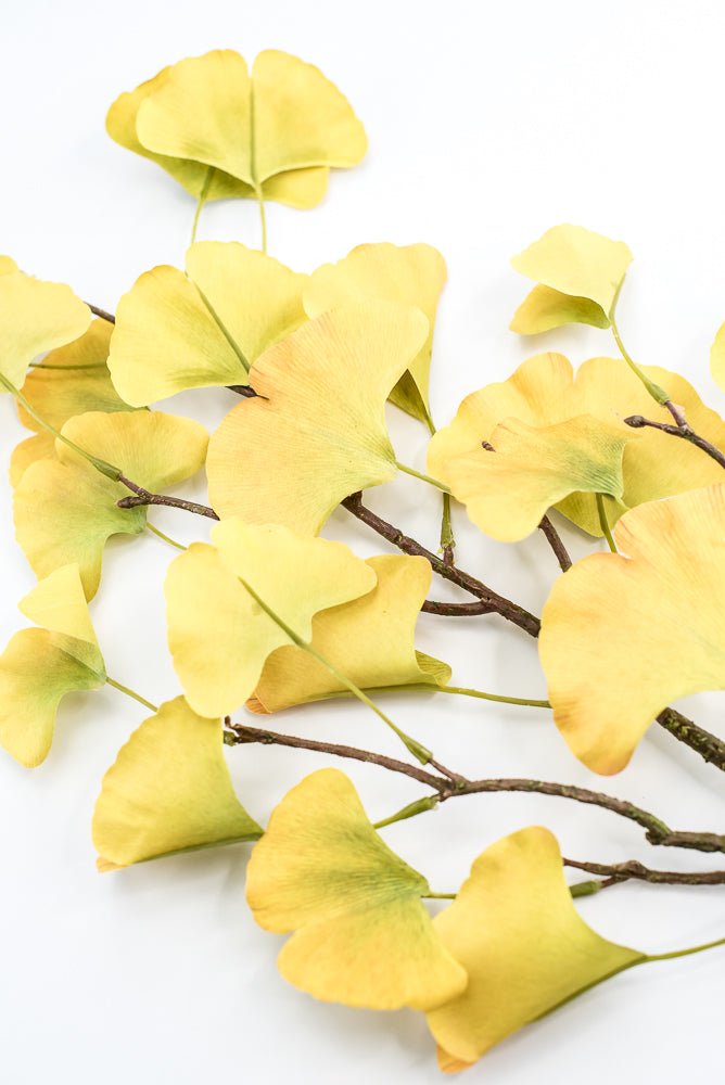 Yellow Green Ginkgo Spray - Greenery Market211472