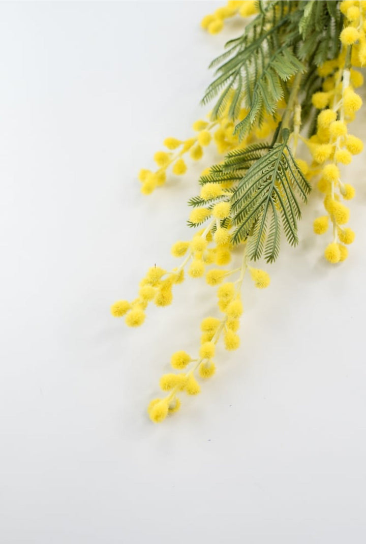 Yellow Mimosa Spray - Greenery Market4889 - y