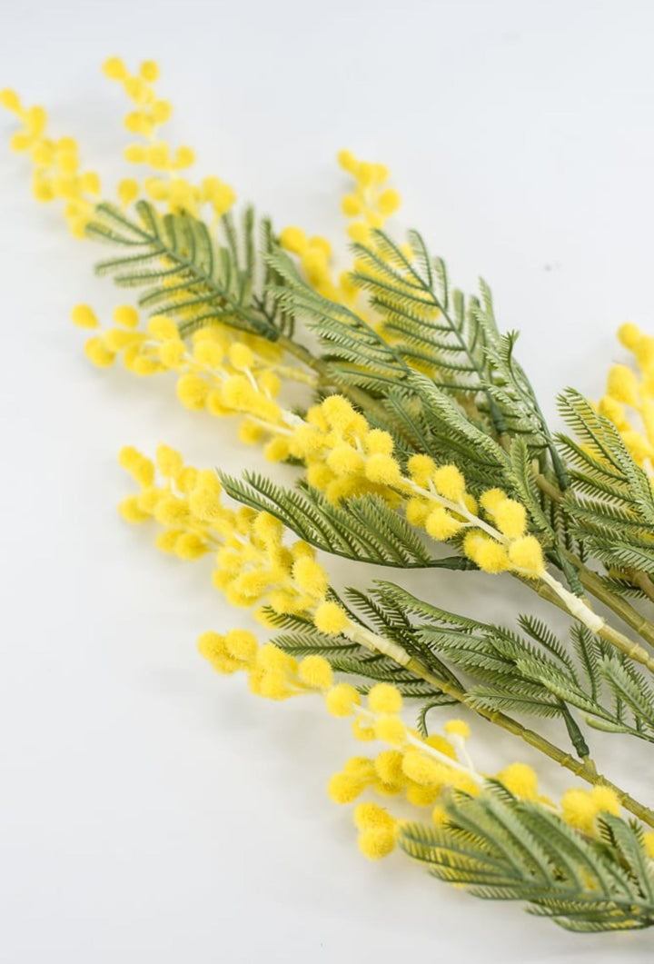 Yellow Mimosa Spray - Greenery Market4889 - y