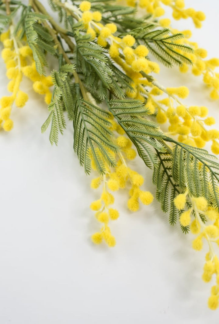 Yellow Mimosa Spray - Greenery Market4889 - y
