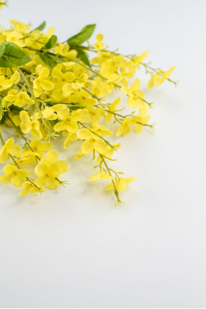 Yellow Mini Blossom Filler Flower Bush - Greenery Market6230 - Y