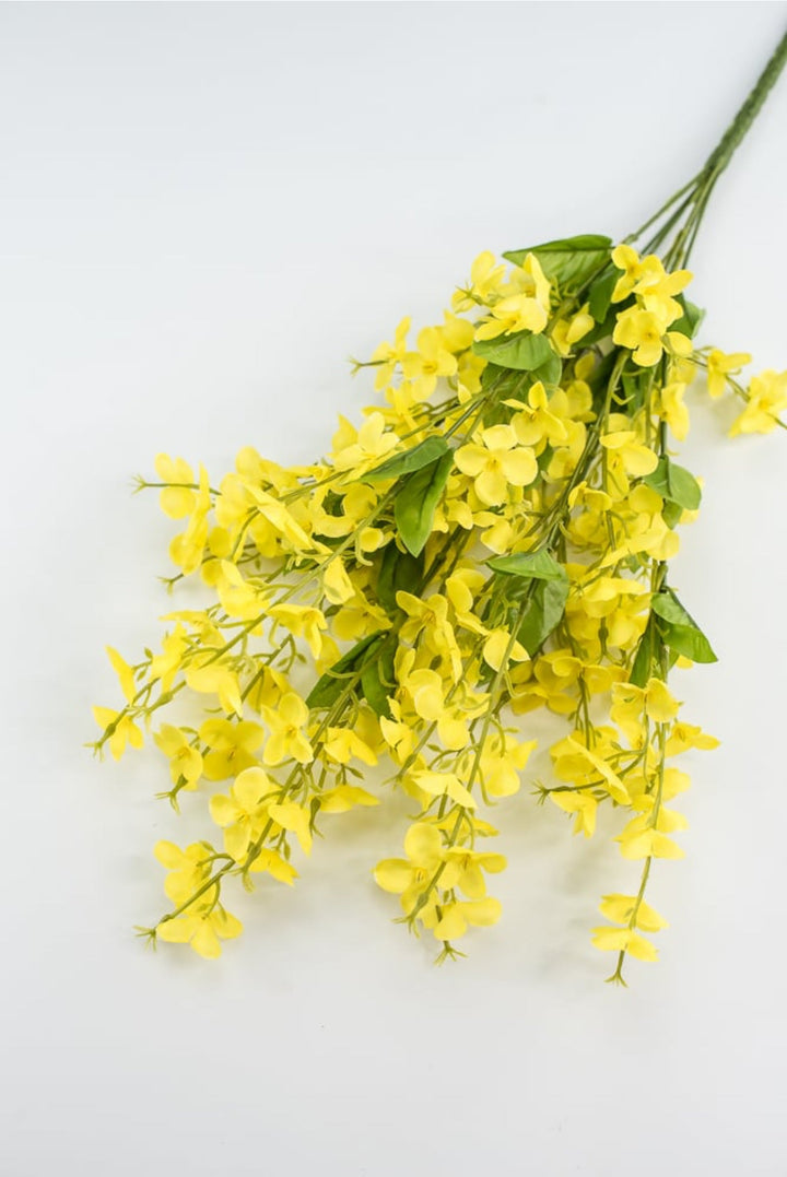 Yellow Mini Blossom Filler Flower Bush - Greenery Market6230 - Y