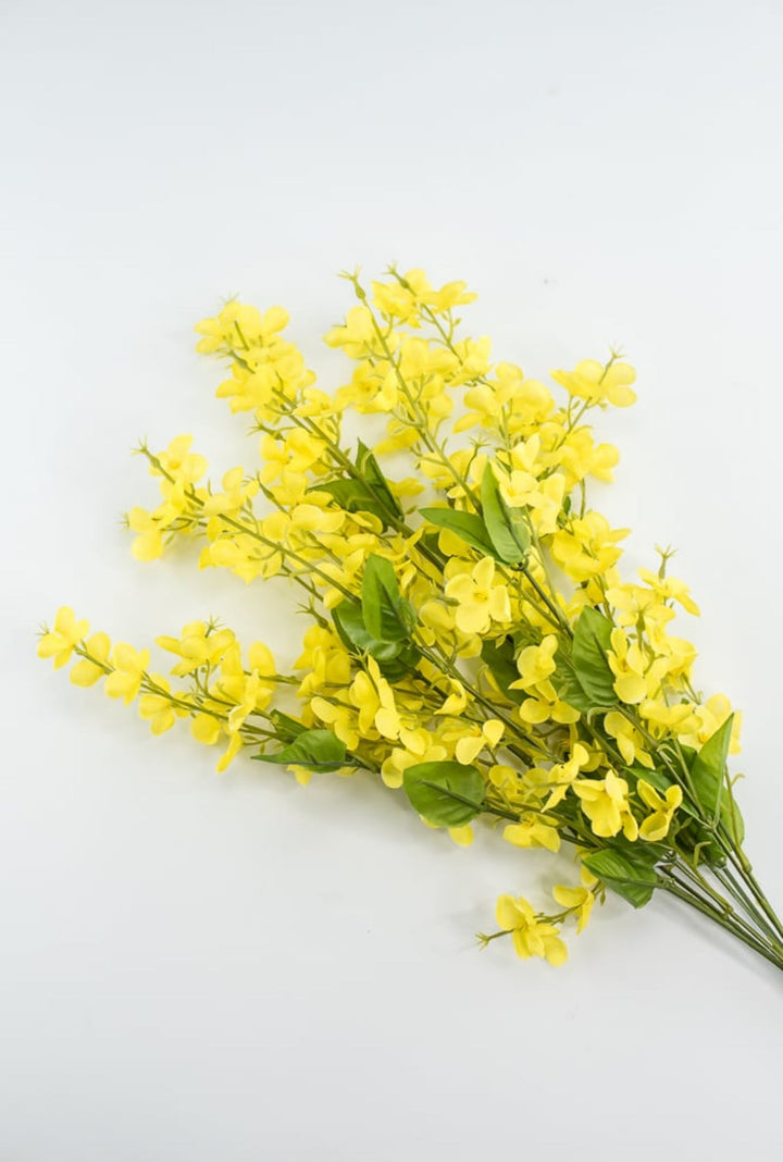 Yellow Mini Blossom Filler Flower Bush - Greenery Market6230 - Y