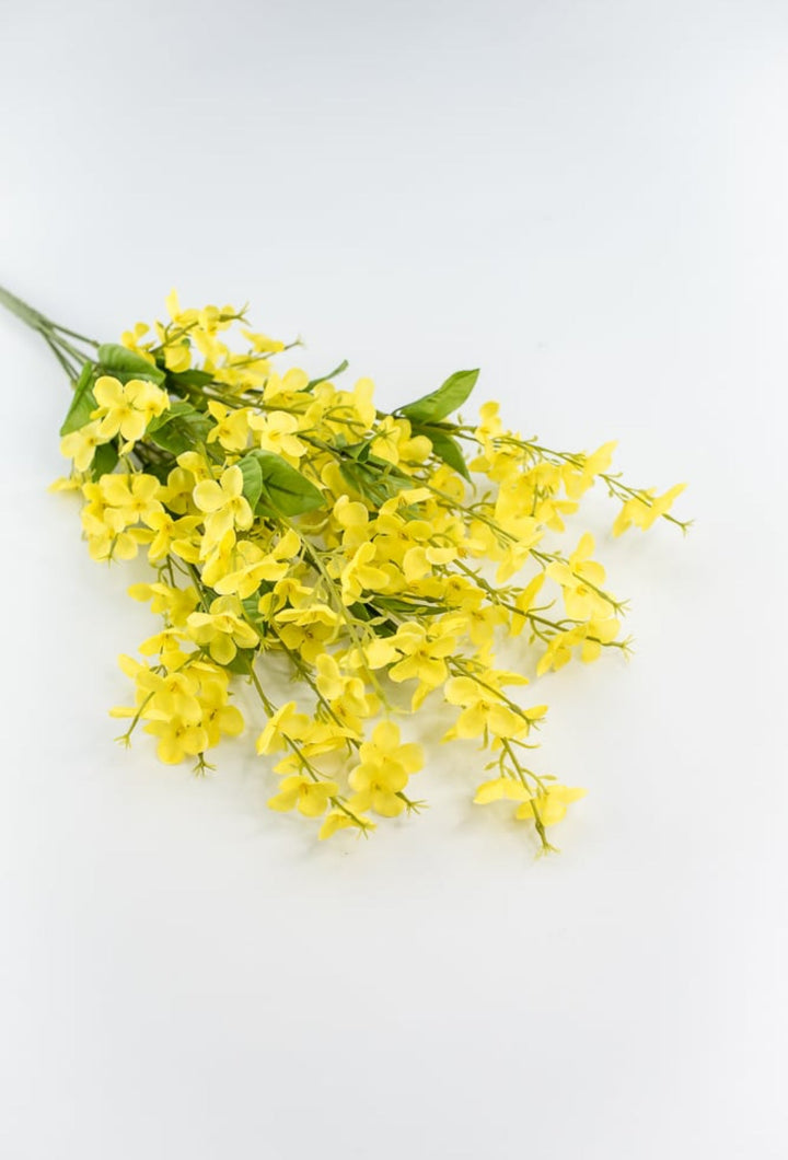 Yellow Mini Blossom Filler Flower Bush - Greenery Market6230 - Y