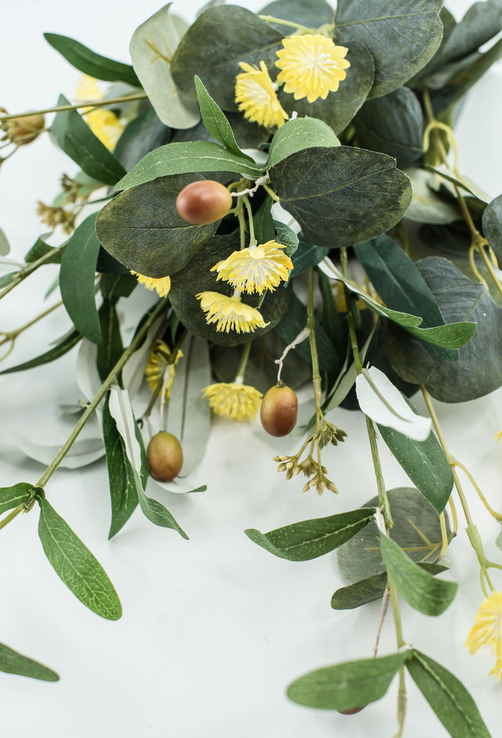 Yellow Mixed eucalyptus and flower bundle - Greenery Market83534 - yel