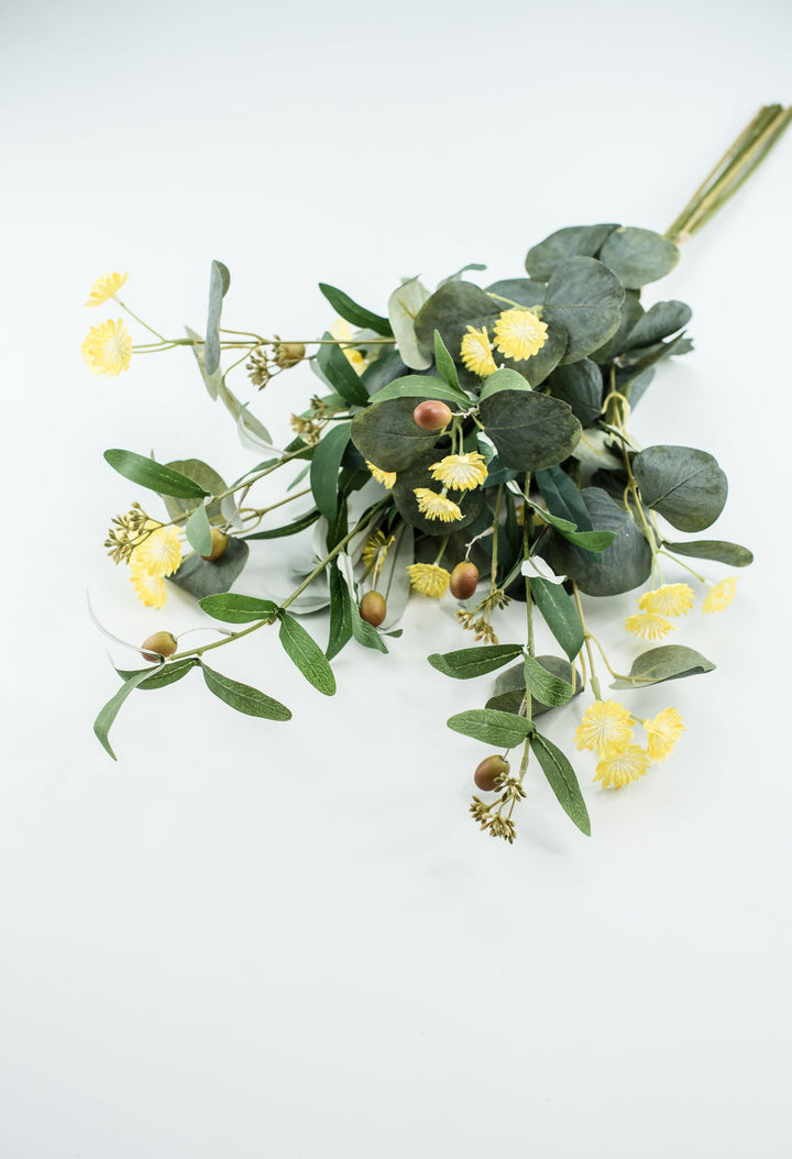 Yellow Mixed eucalyptus and flower bundle - Greenery Market83534 - yel