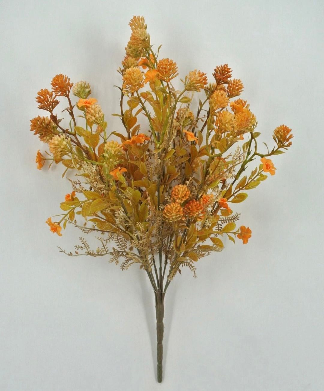 Yellow Mustard Mixed Plastic Leaf Ball - Greenery Market85336 - YEL