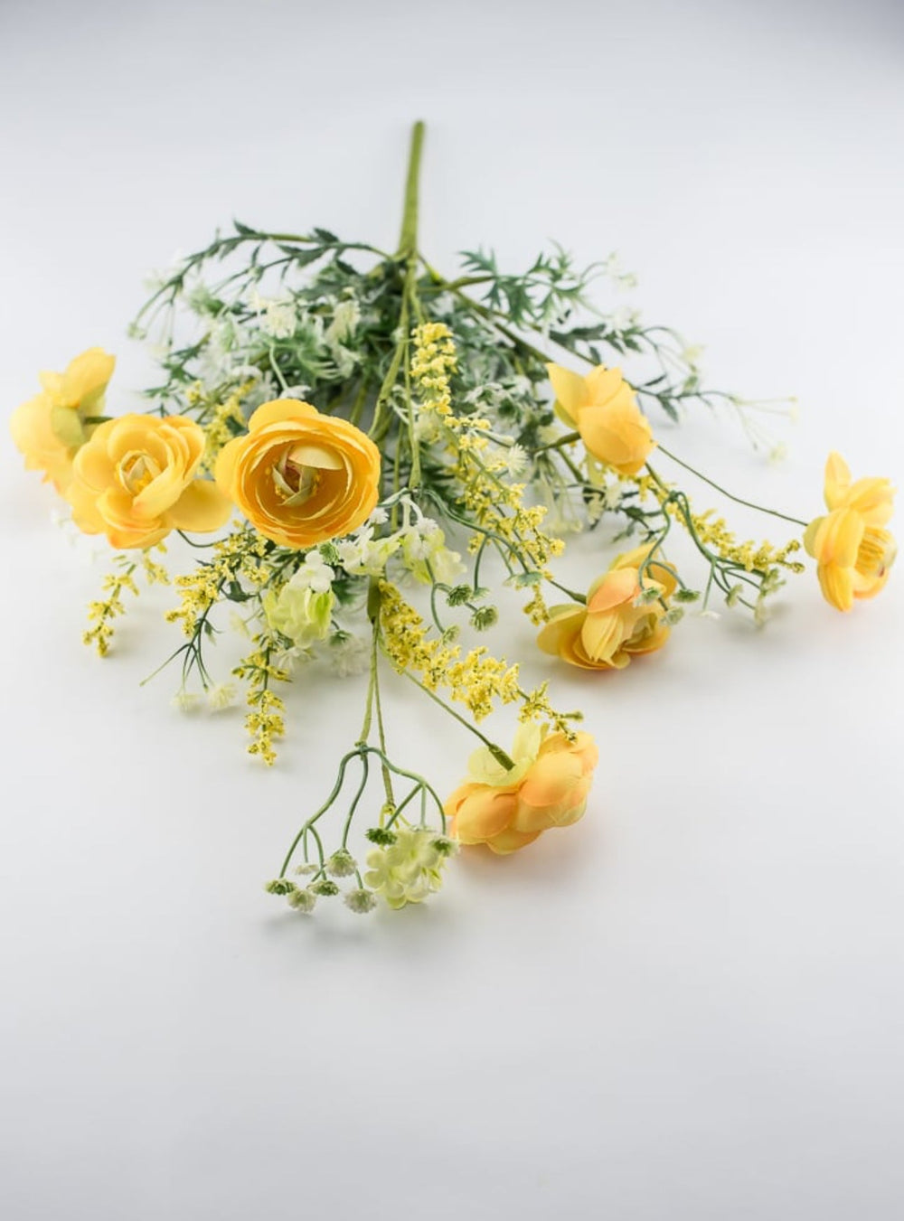Yellow Ranunculus bush with greenery - Greenery Market63101YW