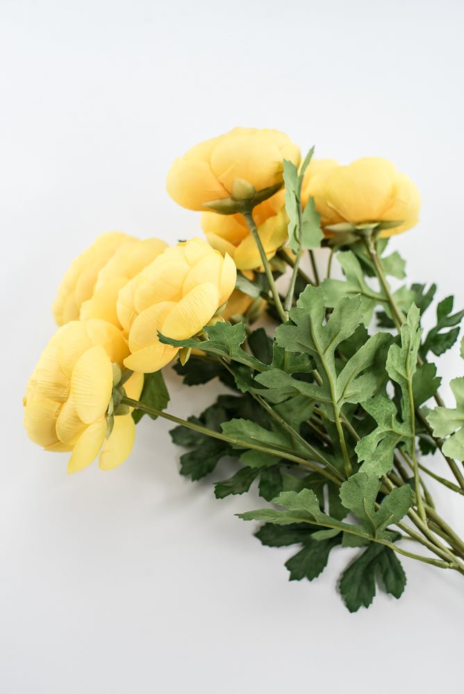 Yellow Ranunculus Bush - Greenery Marketartificial flowers28314