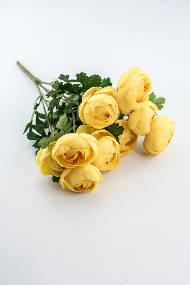 Yellow Ranunculus Bush - Greenery Marketartificial flowers28314