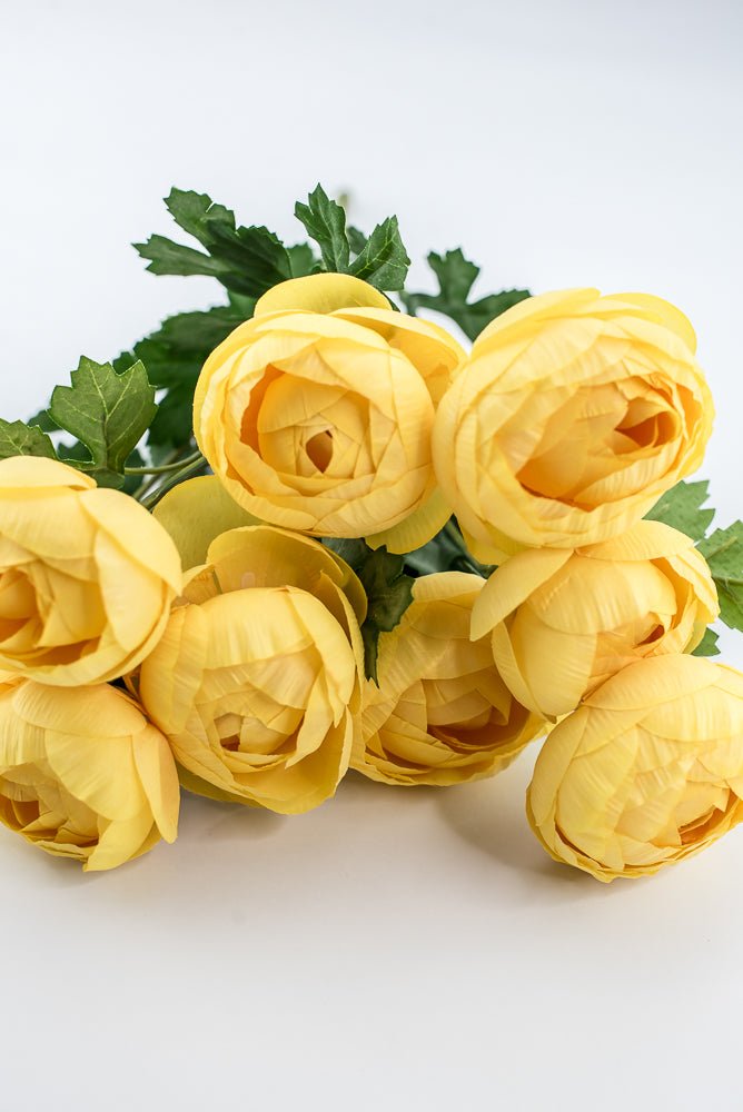 Yellow Ranunculus Bush - Greenery Marketartificial flowers28314