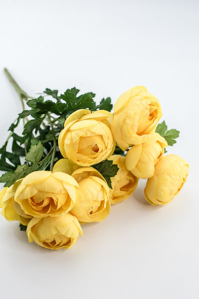 Yellow Ranunculus Bush - Greenery Marketartificial flowers28314