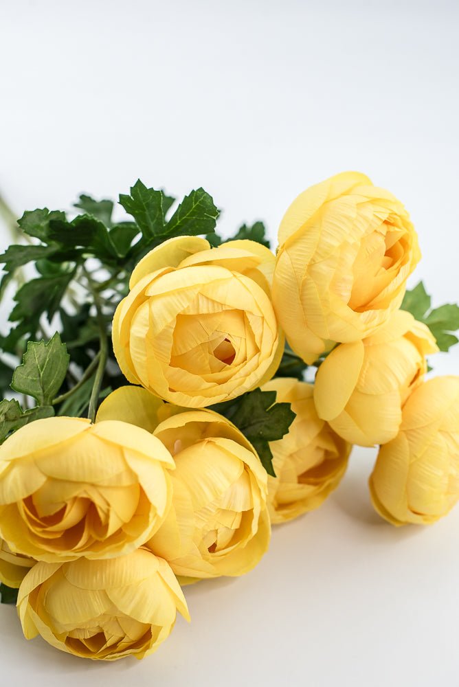 Yellow Ranunculus Bush - Greenery Marketartificial flowers28314
