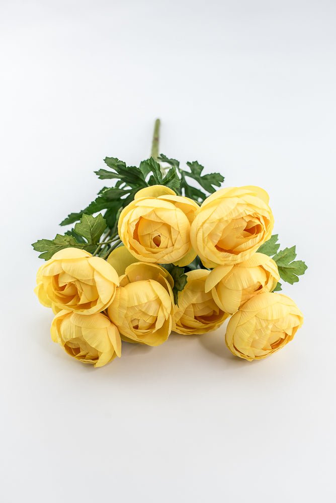 Yellow Ranunculus Bush - Greenery Marketartificial flowers28314
