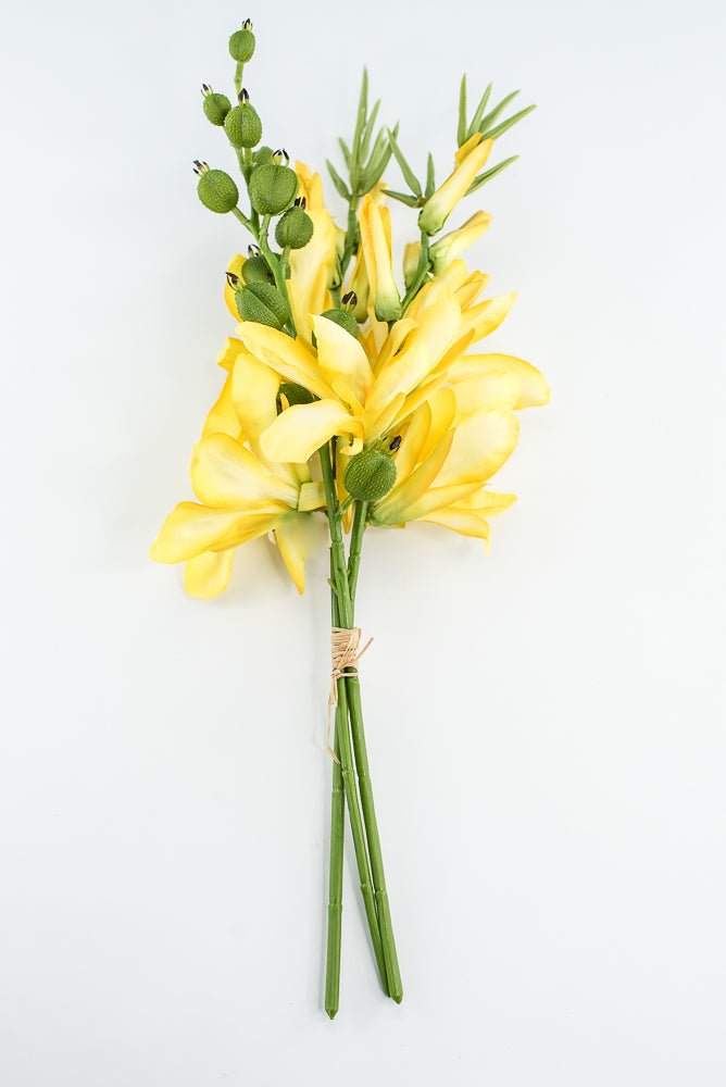 Yellow, tuberose artificial flower bundle - Greenery MarketArtificial Flora2285211YL