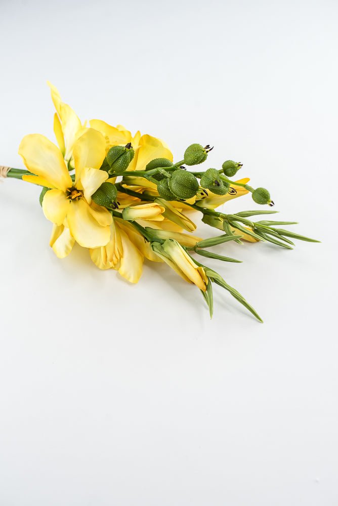 Yellow, tuberose artificial flower bundle - Greenery MarketArtificial Flora2285211YL