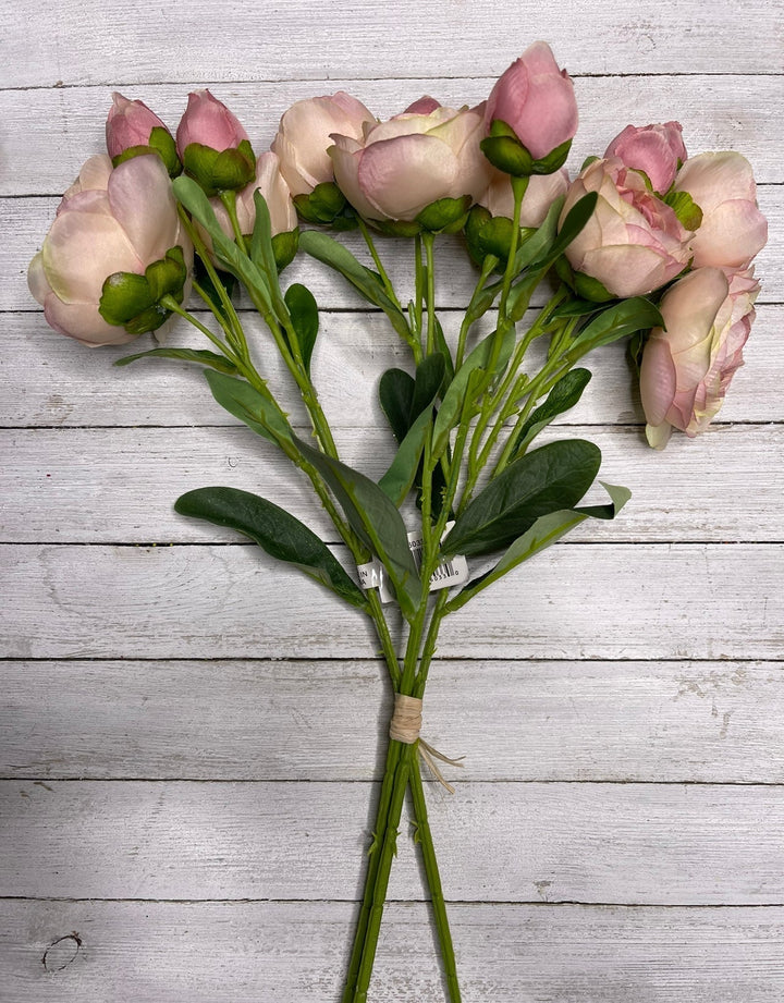 Antique Pink ranunculus bundle - Greenery Marketartificial flowers26033