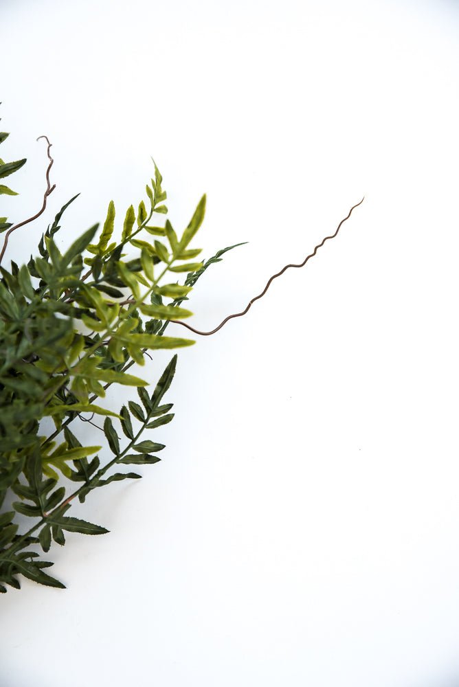 Artificial fern bush and twigs - Greenery Marketgreenery25997