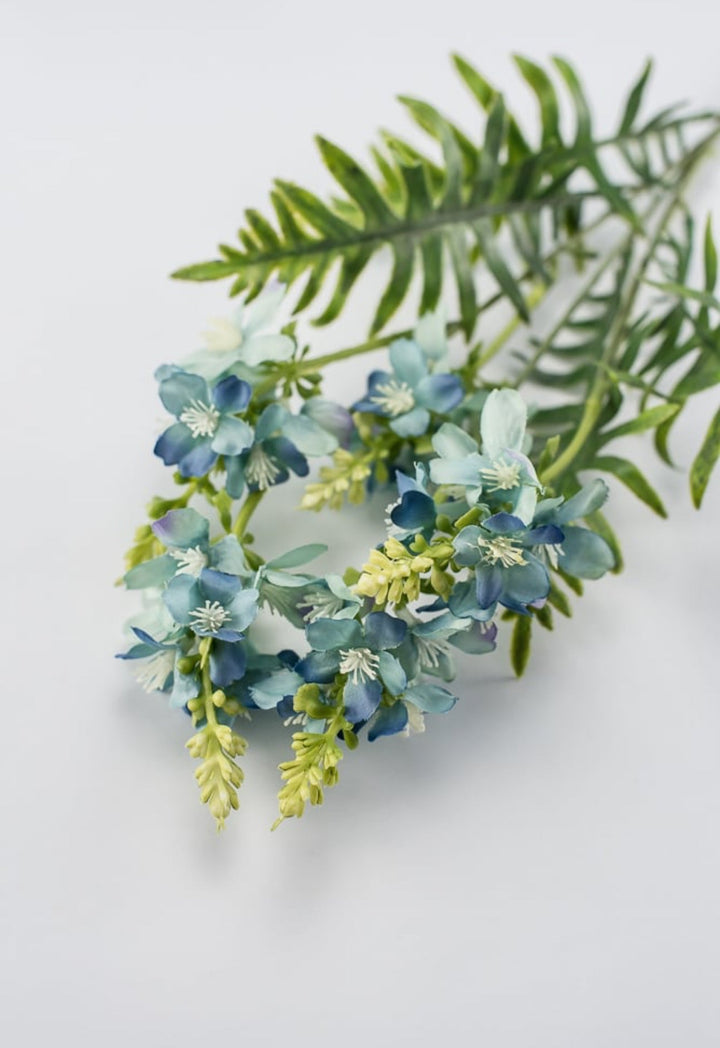 Artificial, sweet flower spray - blue - Greenery Marketartificial flowers27139
