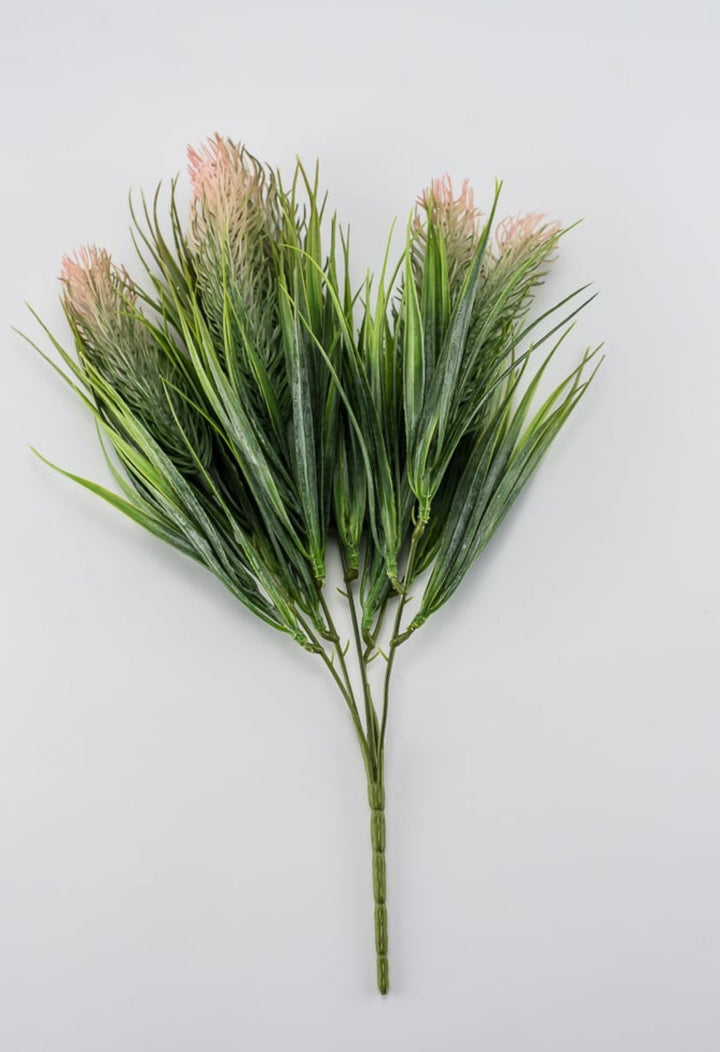 Artificial, thistle grass bush - pink tipped - Greenery Marketartificial flowers26804