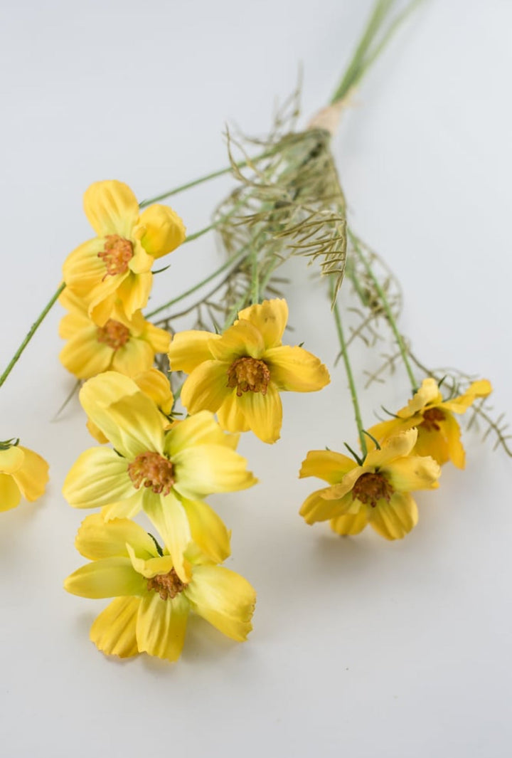 Artificial, Yellow cosmos bundle - Greenery Marketartificial flowers26747