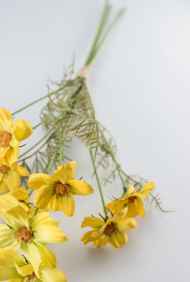 Artificial, Yellow cosmos bundle - Greenery Marketartificial flowers26747