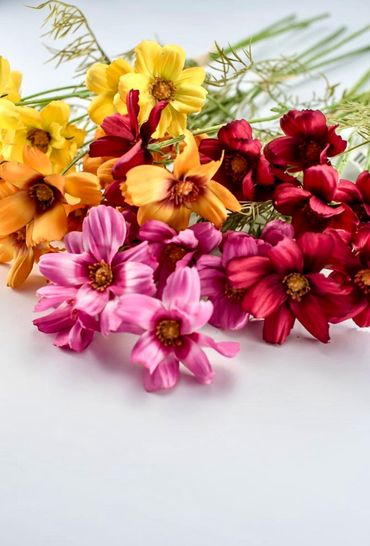 Artificial, Yellow cosmos bundle - Greenery Marketartificial flowers26747