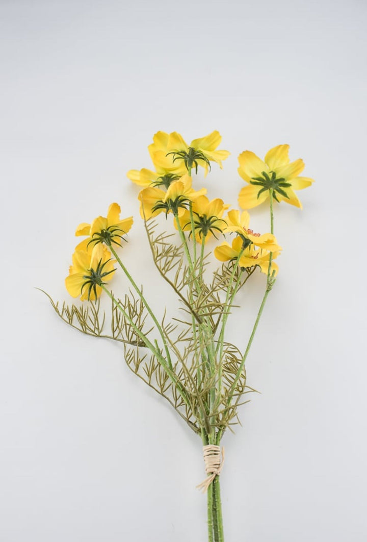 Artificial, Yellow cosmos bundle - Greenery Marketartificial flowers26747