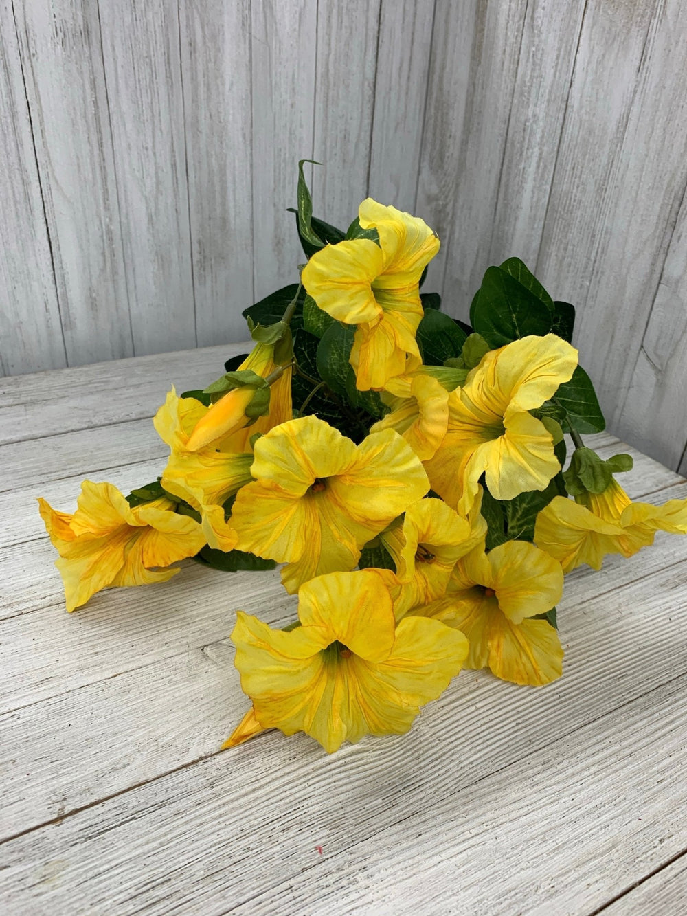 Artificial yellow morning glory / artificial petunias flowers, - Greenery Marketartificial flowers25804