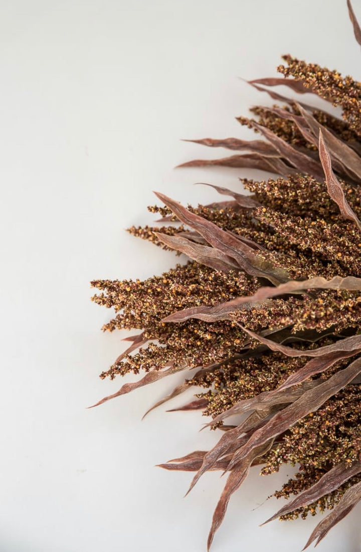 Astilbe wheat grass bush - rusty brown - Greenery MarketArtificial Flora26473