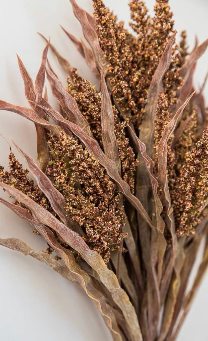 Astilbe wheat grass bush - rusty brown - Greenery MarketArtificial Flora26473