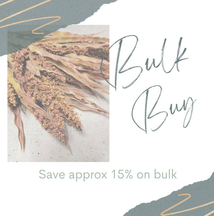 Astilbe wheat grass bush - rusty brown - Greenery MarketArtificial FloraBULKBUY x 6 26473