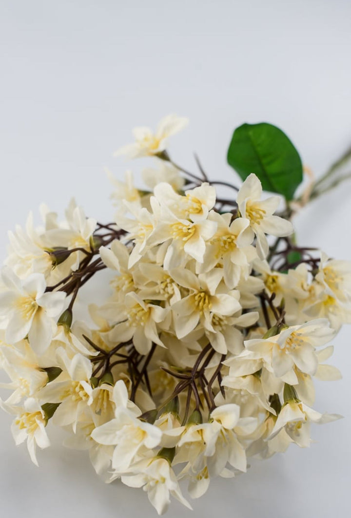 Cluster flower bundle x 3 sprays cream ivory - Greenery Market26842