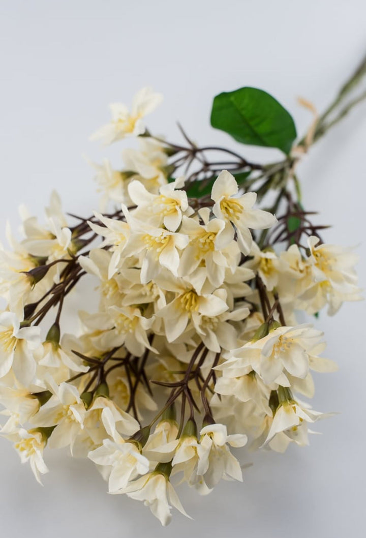 Cluster flower bundle x 3 sprays cream ivory - Greenery Market26842